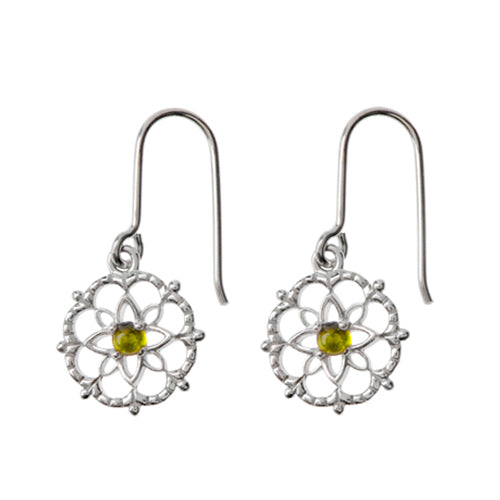 FLOWER-Ohrringe Silber