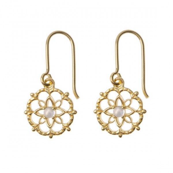 FLOWER-Ohrringe Gold