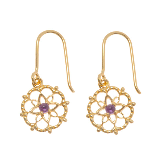 FLOWER-Ohrringe Gold