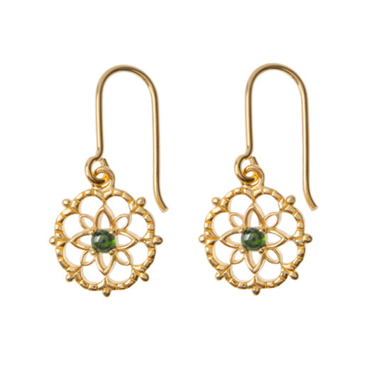 FLOWER-Ohrringe Gold
