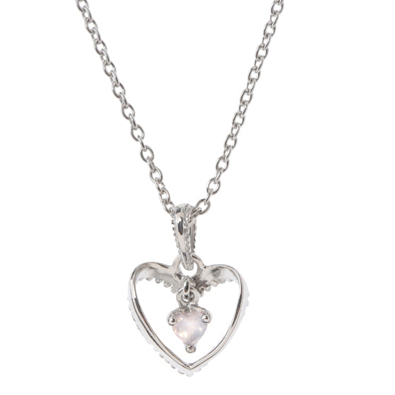 SWINGING HEART IN HEART-Kette