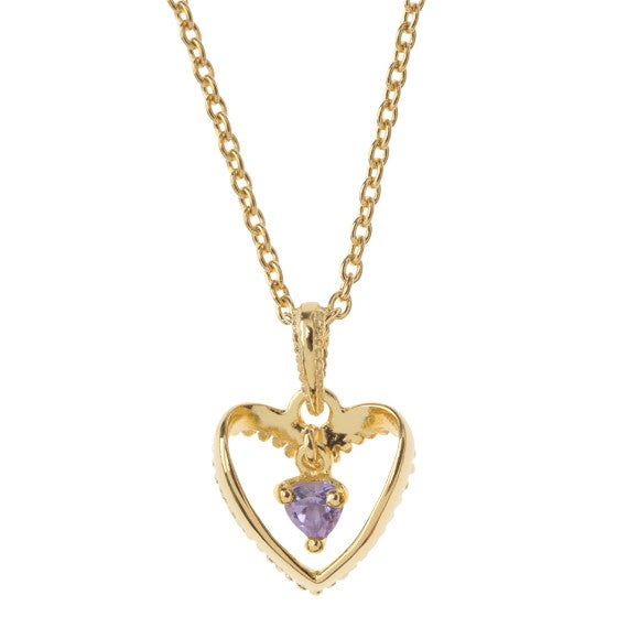 SWINGING HEART IN HEART-Kette