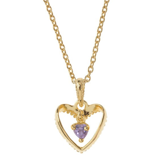 SWINGING HEART IN HEART-Kette