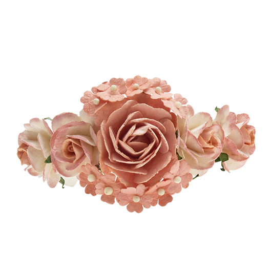 Blumenarmband Apricot