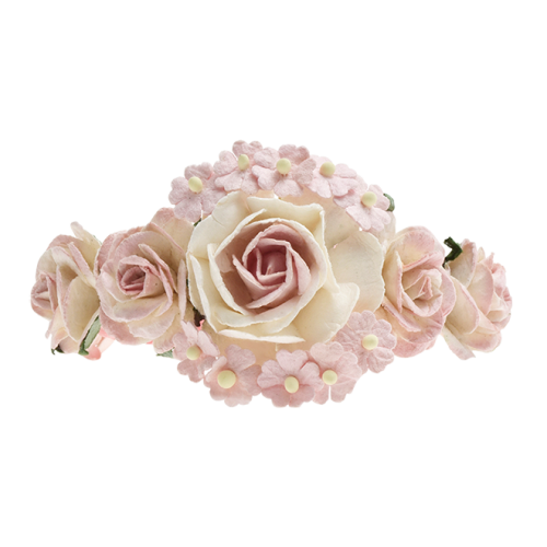 Blumenarmband Rosa