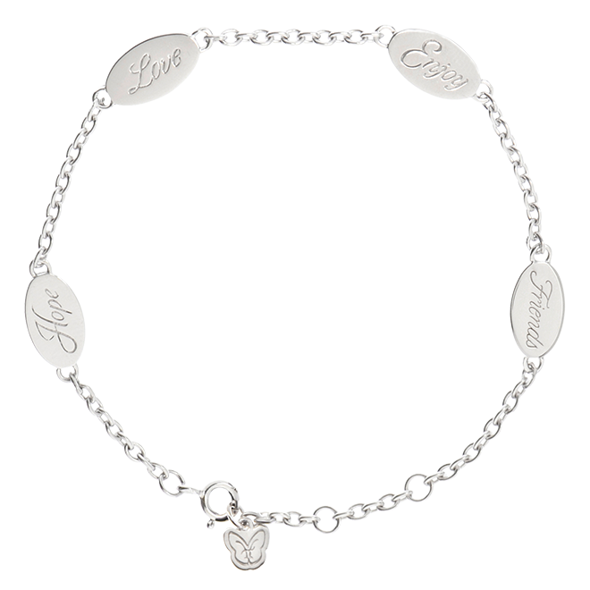 Message und Symbol-Armband