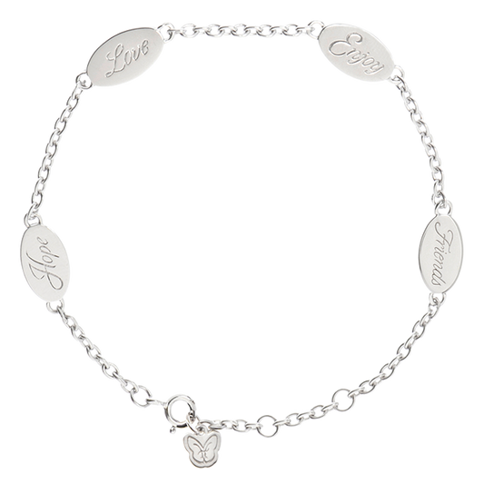 Message und Symbol-Armband